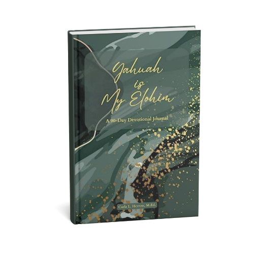 Yahuah is My Elohim: A 90-Day Devotional Journal: A Green Marble 8x10 Devotional Journal