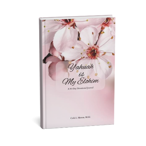 Yahuah is My Elohim: A 90-Day Devotional Journal: A Pink Floral 8x10 Devotional Journal